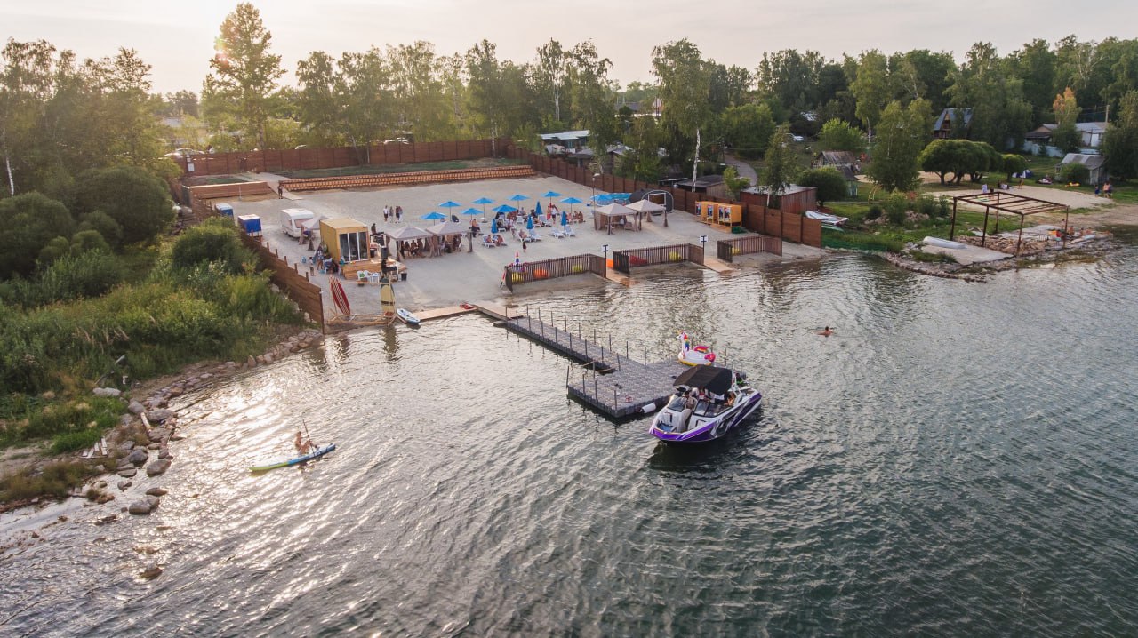 Пляж Фантастика — вид с дрона